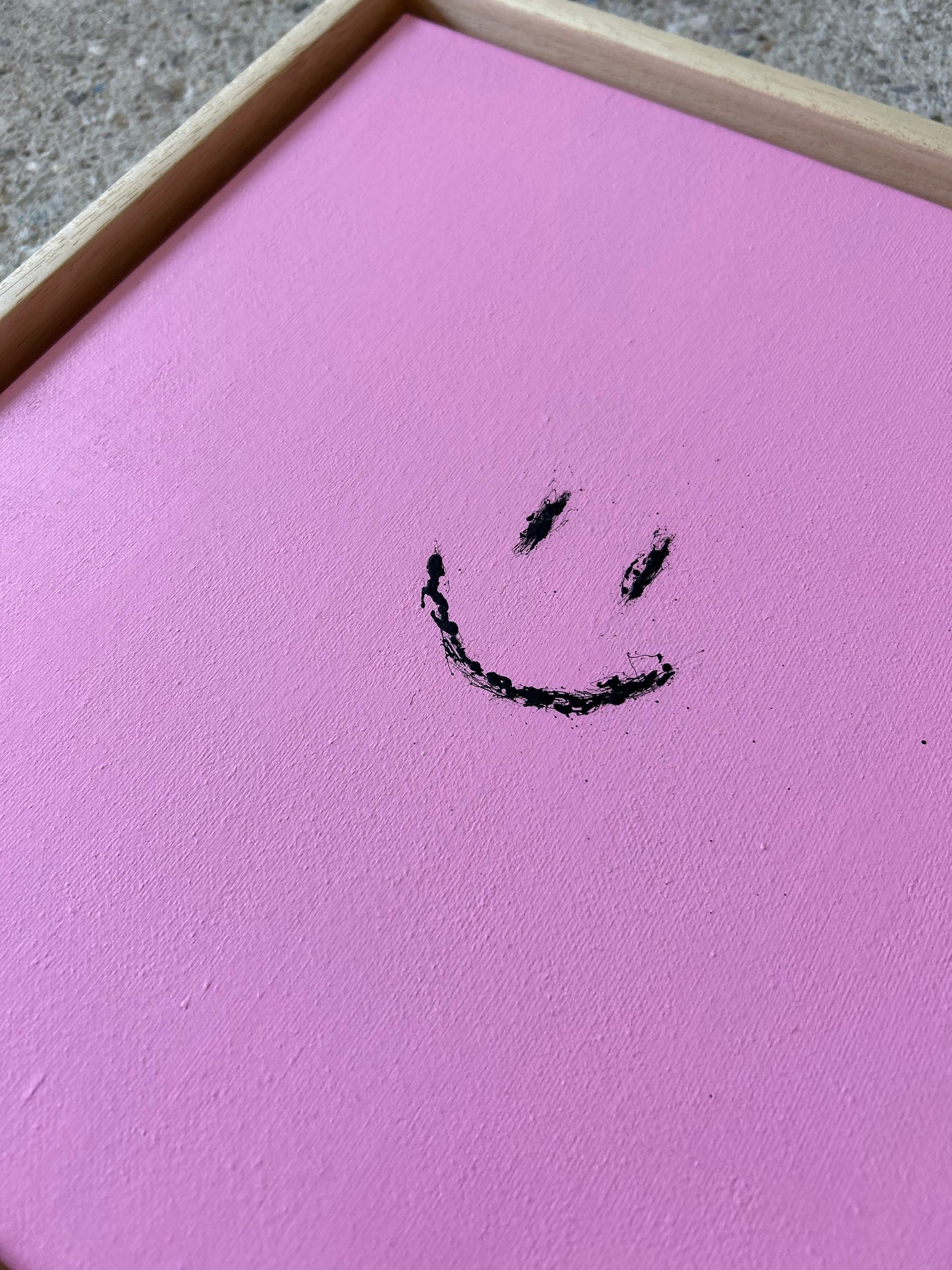 happy smileys | pink