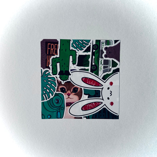 sticker love | lost in green