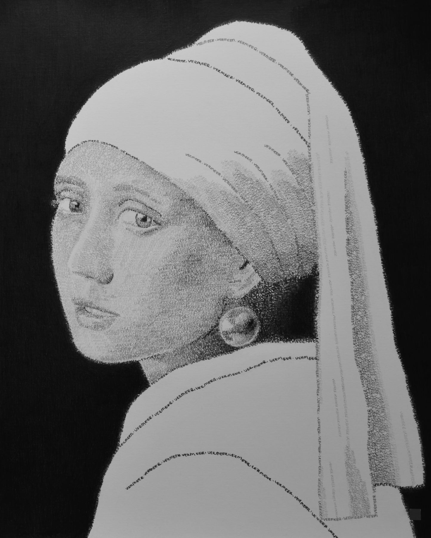 Handlettering x Portrait | Vermeer