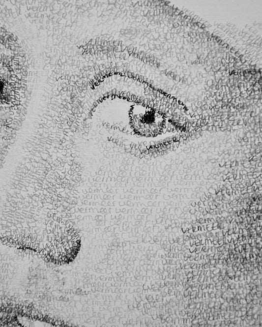Handlettering x Portrait | Vermeer