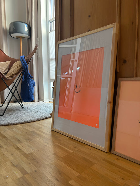 happy smileys | gradient orange | paper