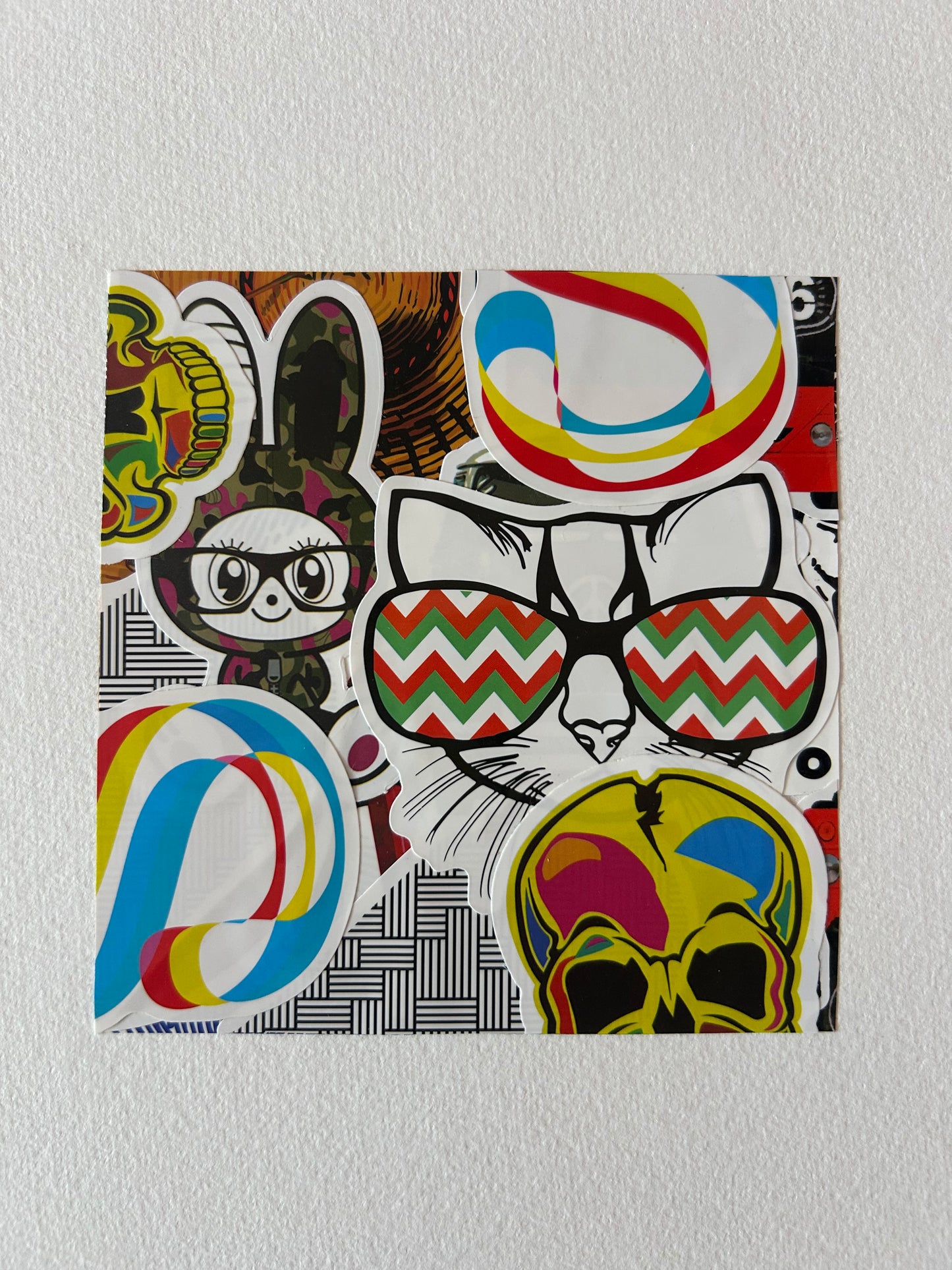 sticker love | color stripes