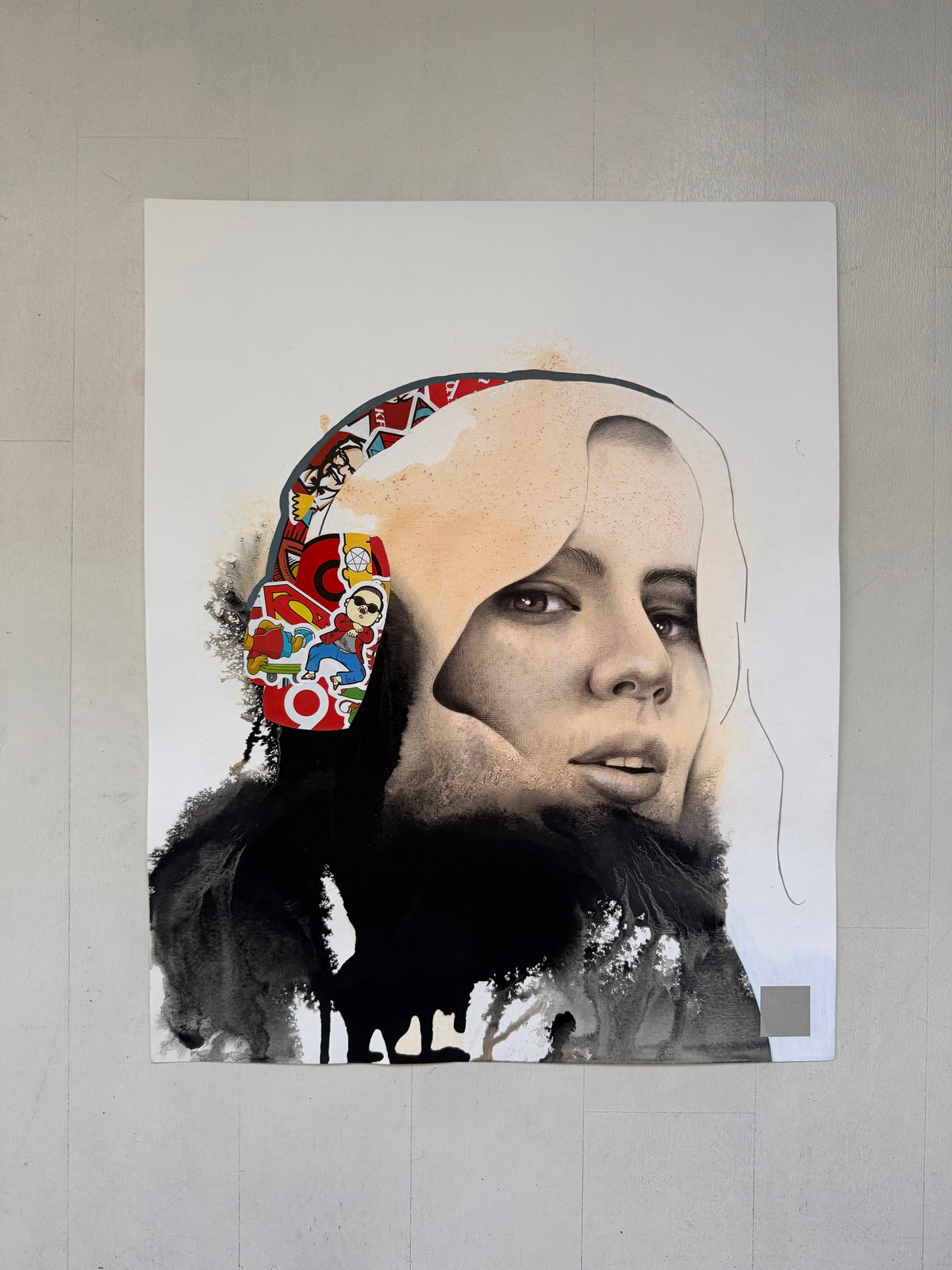 sticker love | the girl with headphones