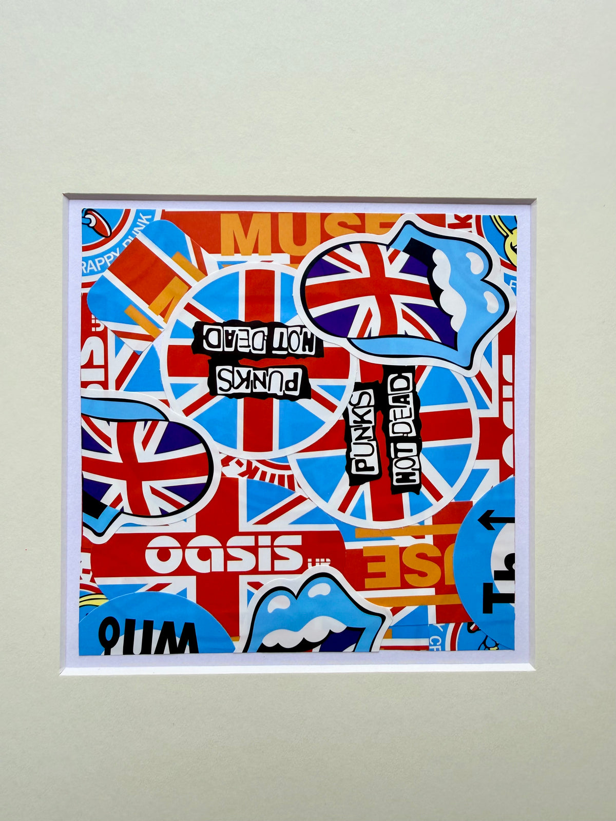 sticker love | union jack