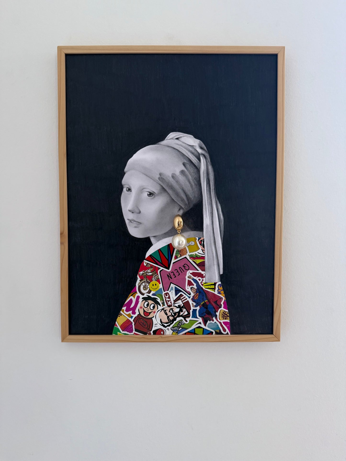 sticker love | girl with a pearl earring