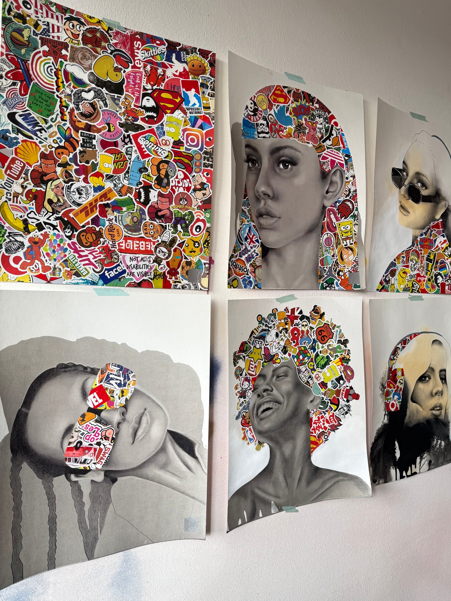 sticker love | portrait I