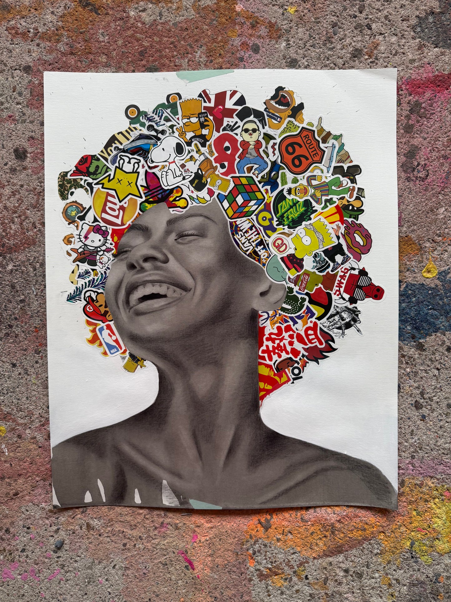 sticker love | portrait V