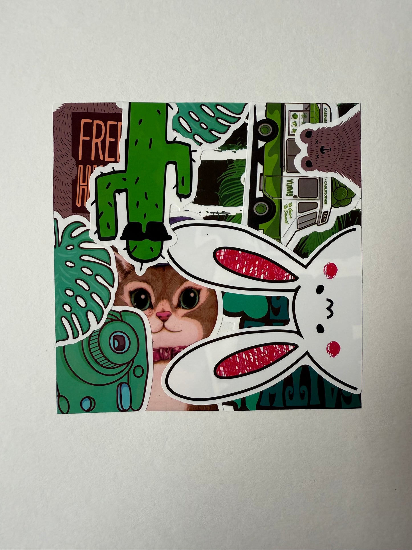 sticker love | lost in green