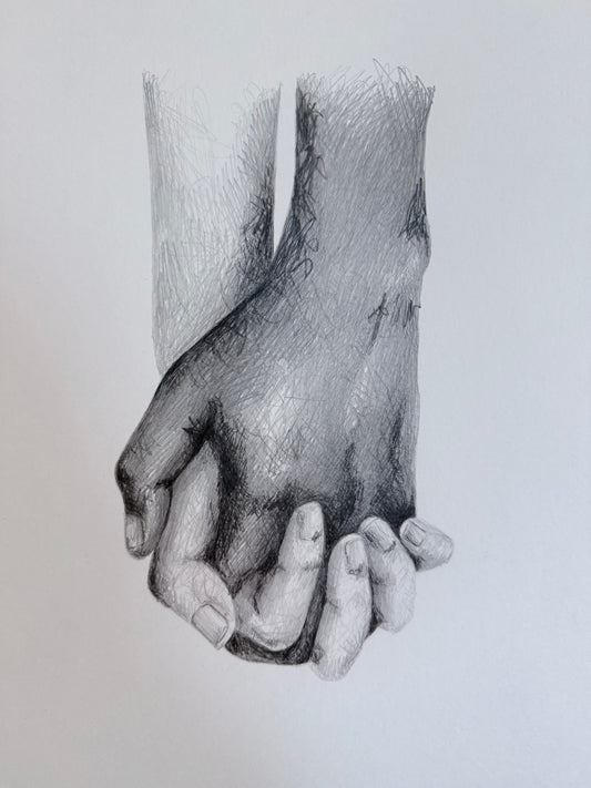 portrait | black scribble II