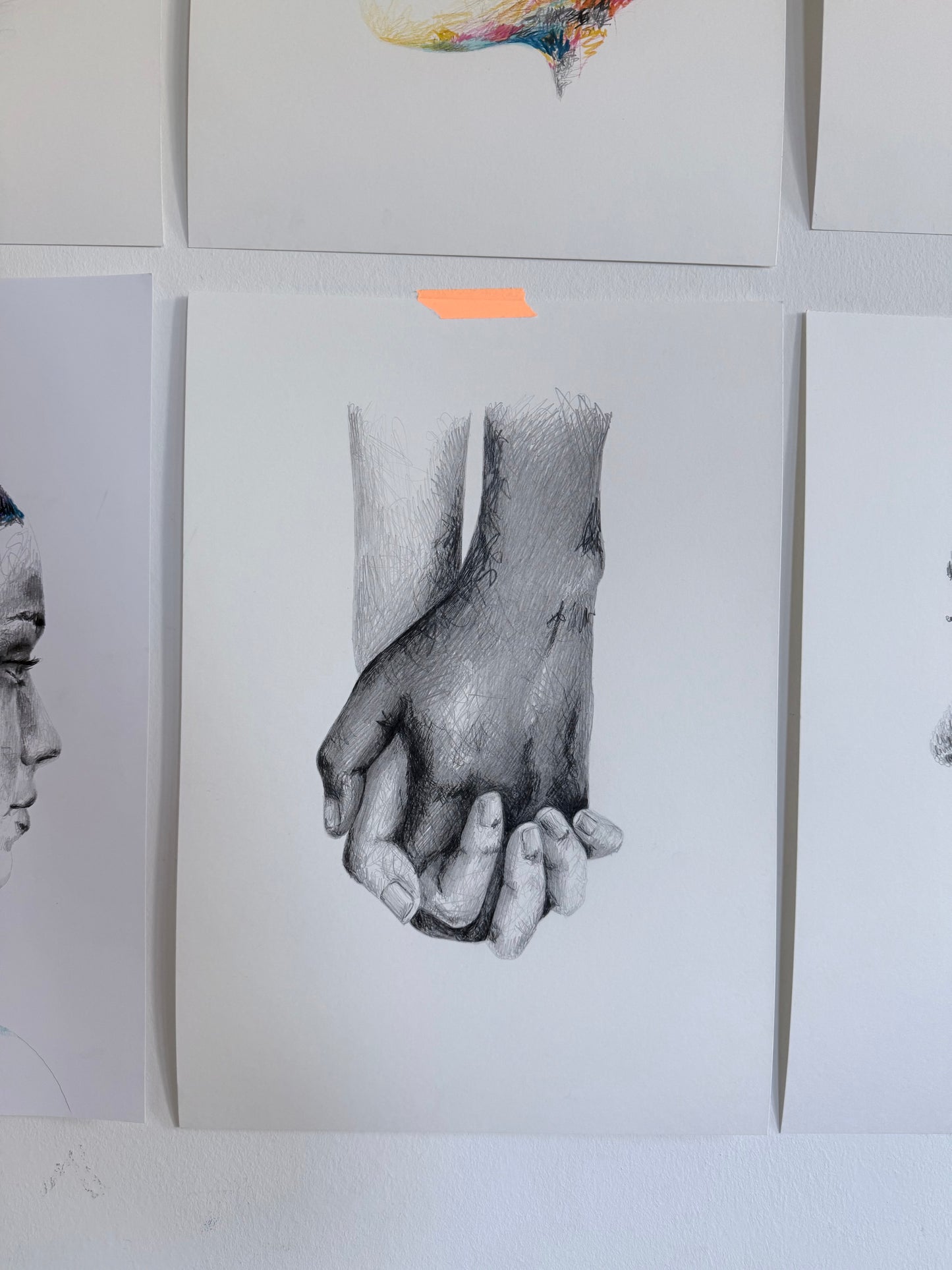 portrait | black scribble II