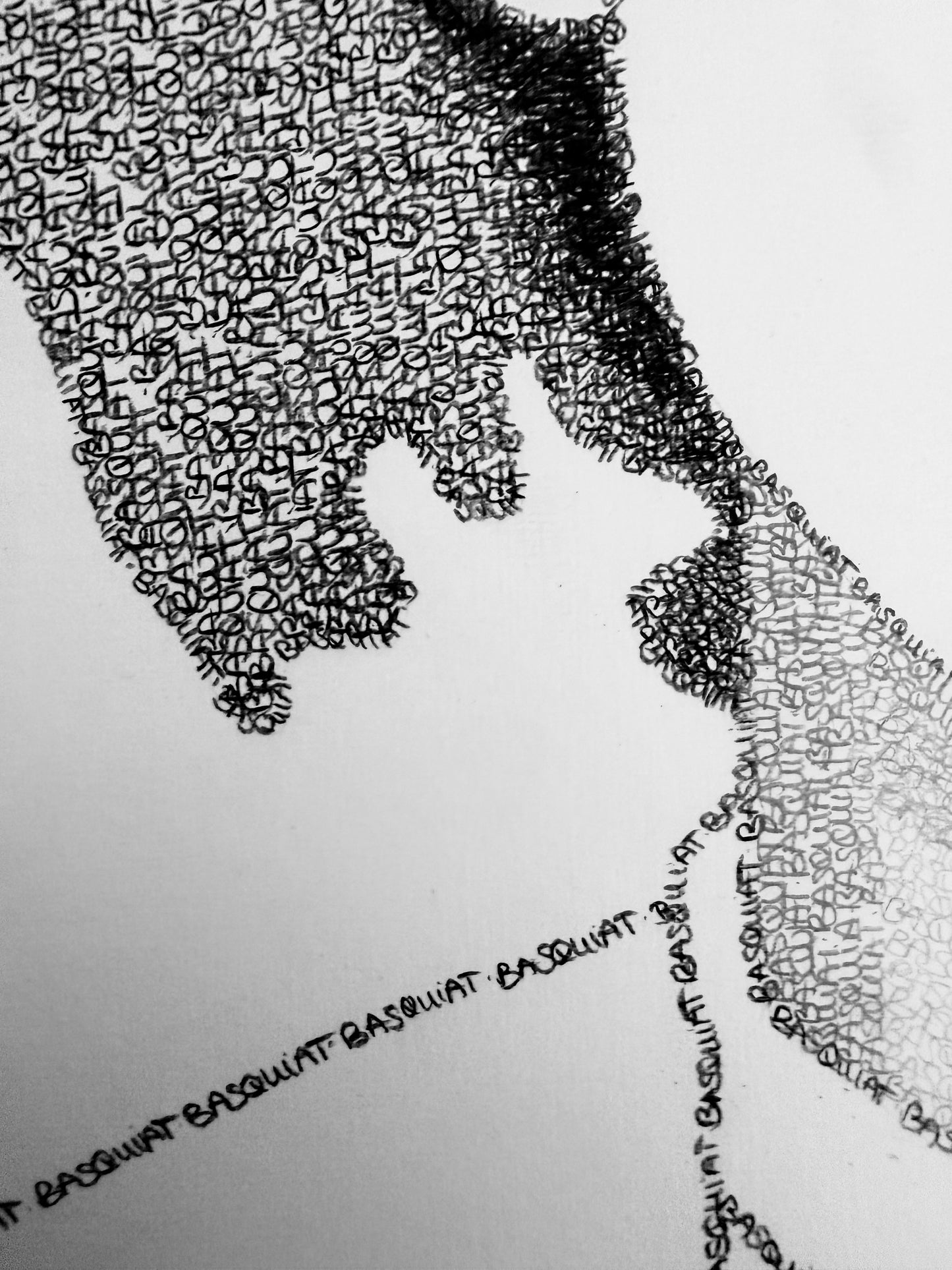 Handlettering x Portrait | Basquiat