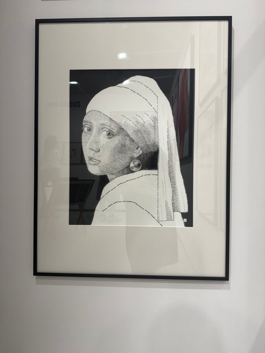 Handlettering x Portrait | Vermeer