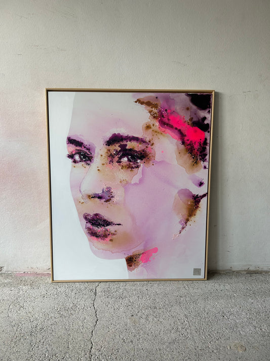 portraits | purple & pink