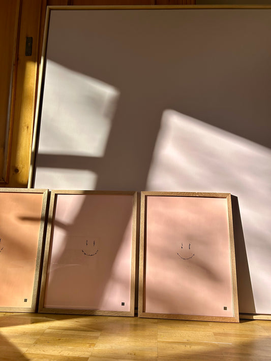 happy smileys | rosa | paper