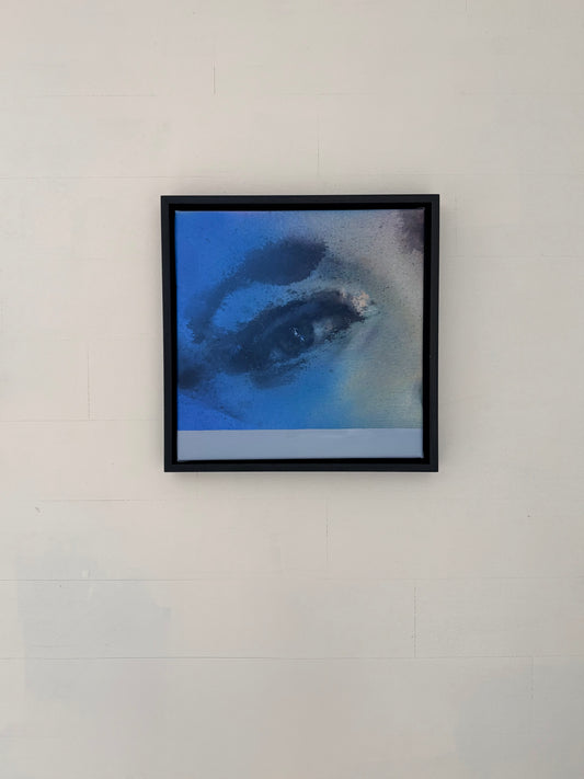 portrait | monochrome blue I